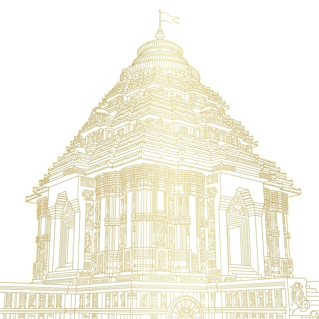 Konark Temple Outline